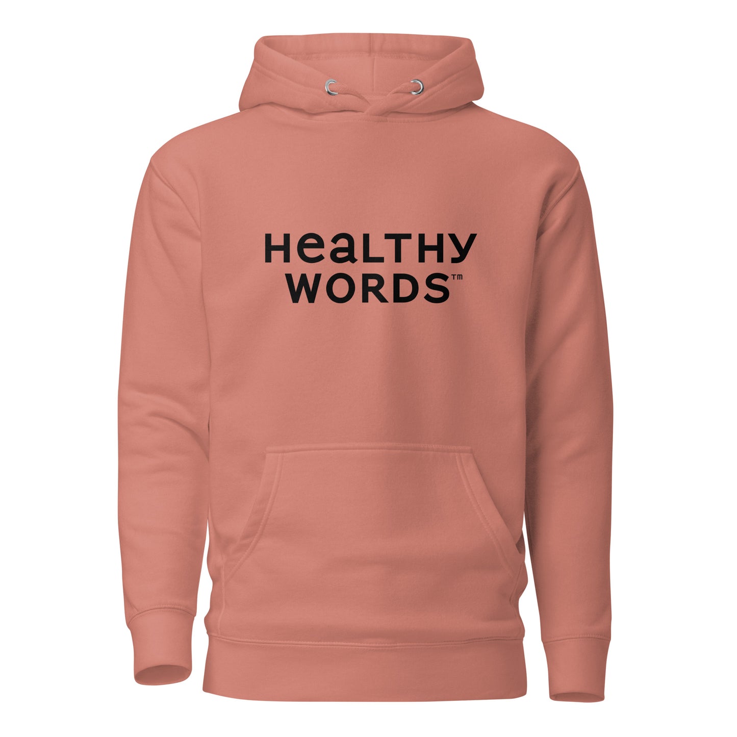 Healthy Words (black font)  Hoodie