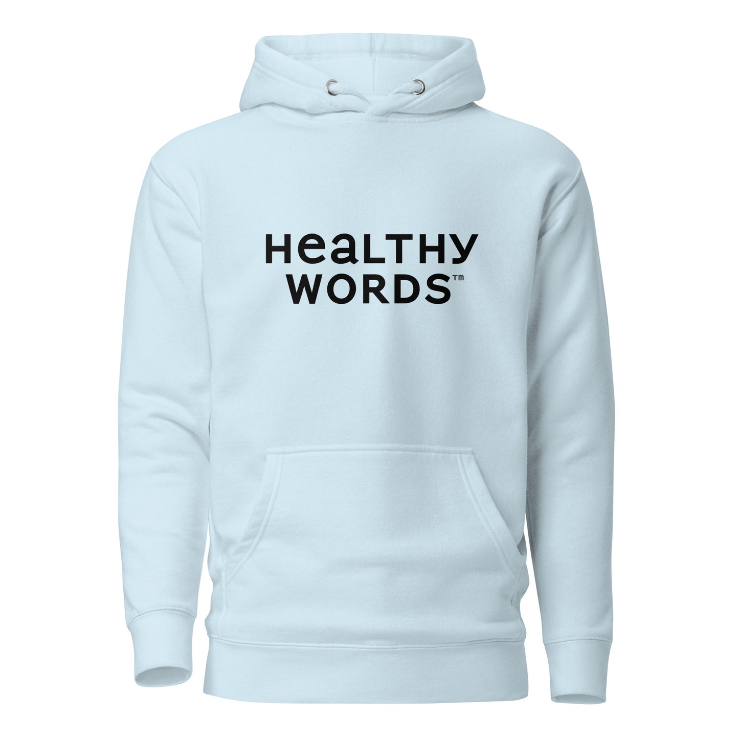 Healthy Words (black font)  Hoodie