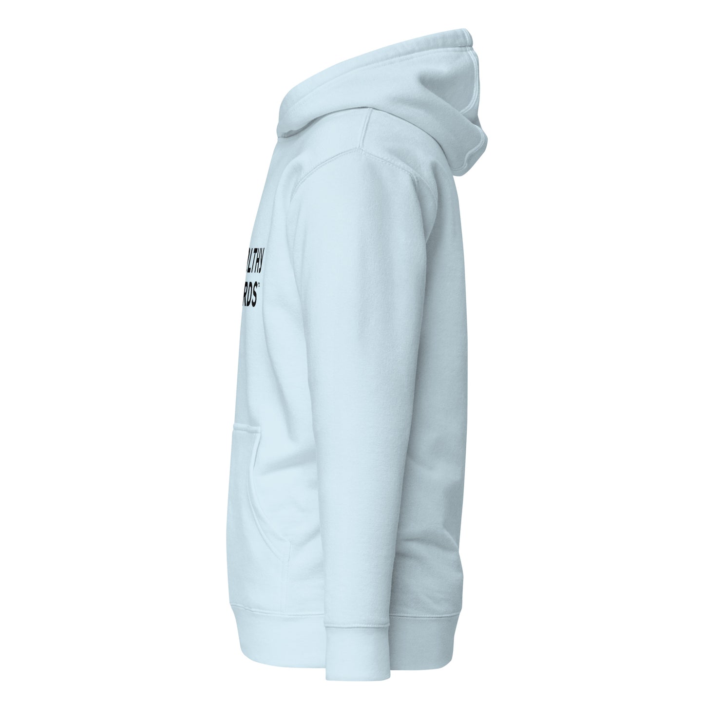 Healthy Words (black font)  Hoodie