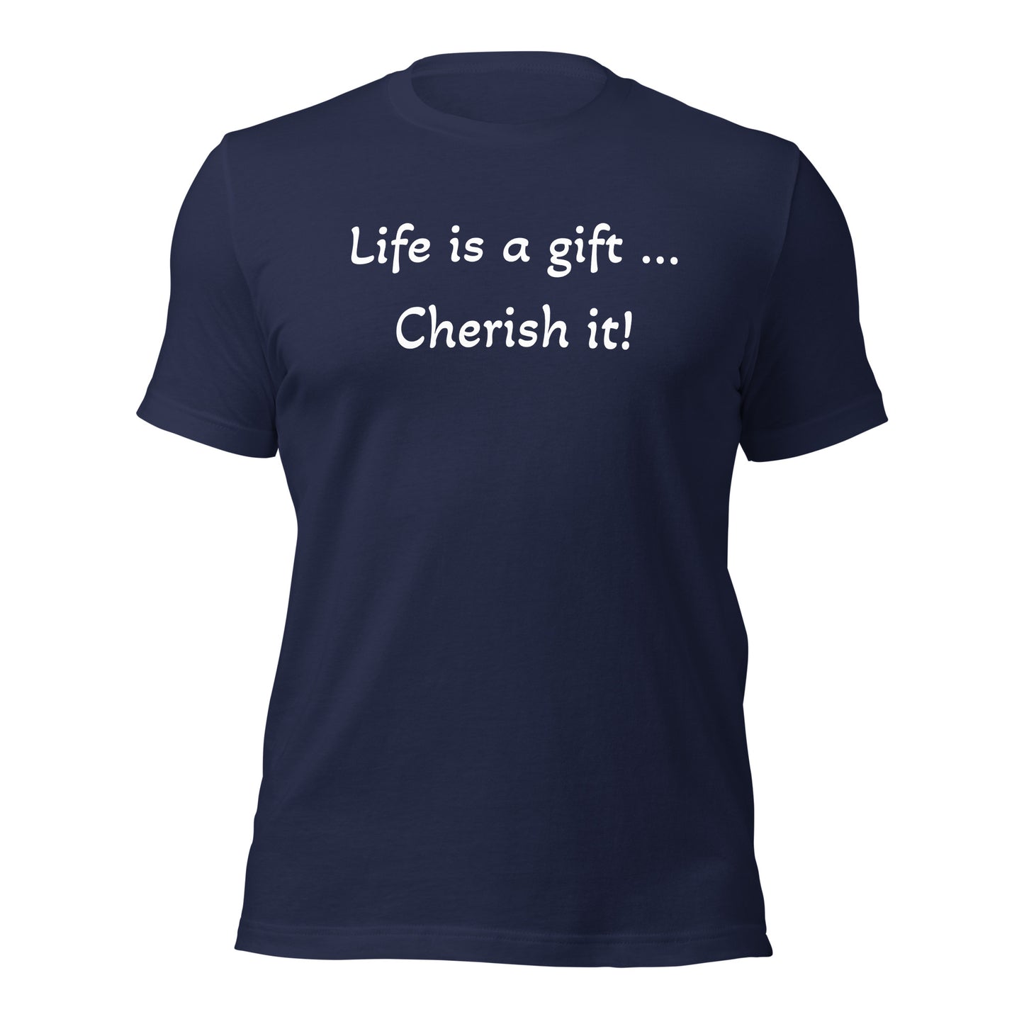 Healthy Words - "Life is a gift..." T-shirt    Healthy Words 101 by Fonde Bridges