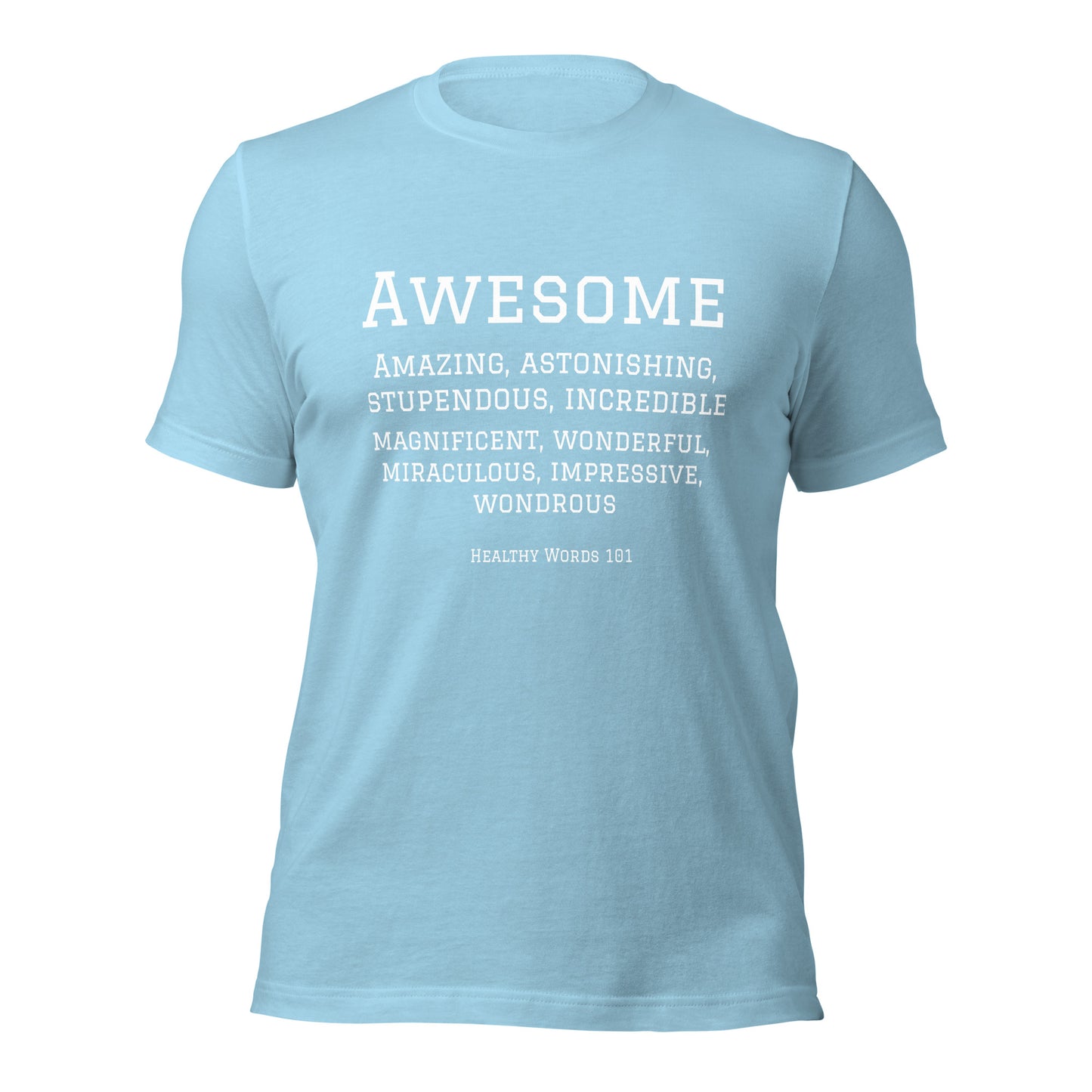 Healthy Words® "awesome" t-shirt