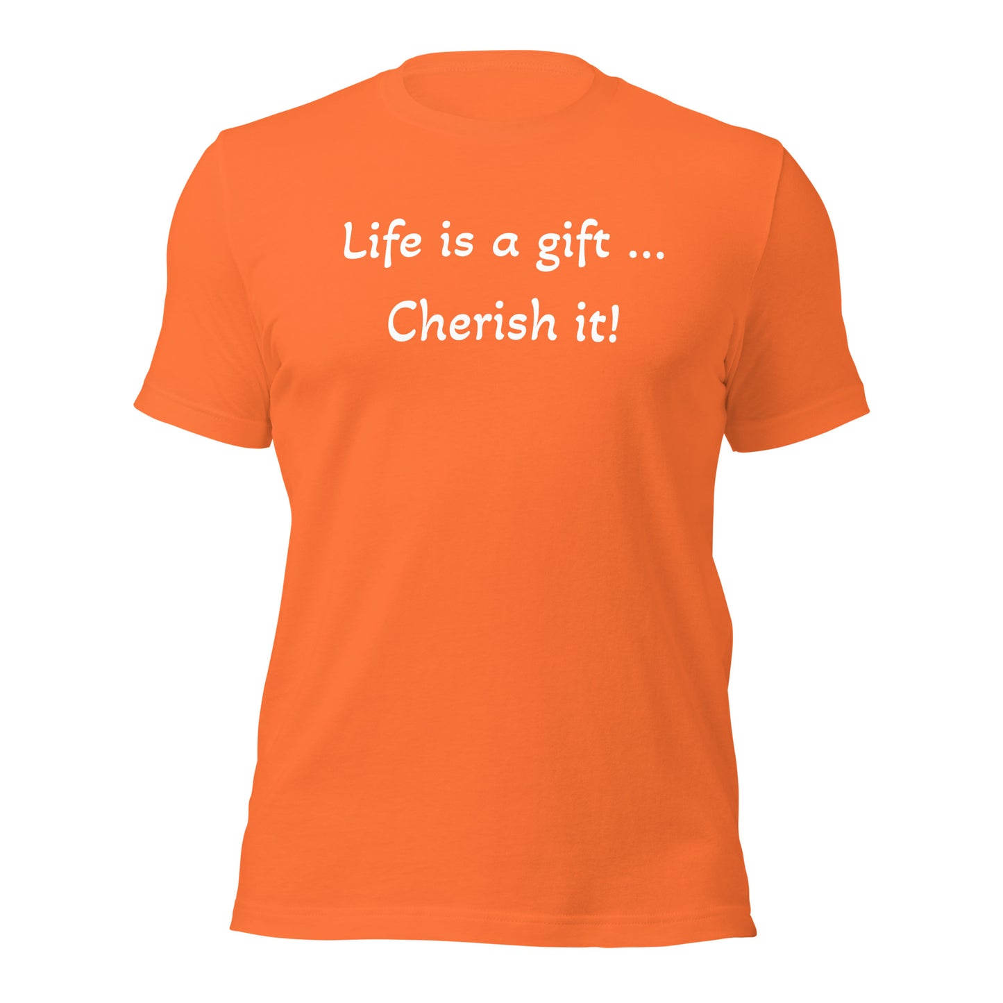 Healthy Words - "Life is a gift..." T-shirt    Healthy Words 101 by Fonde Bridges