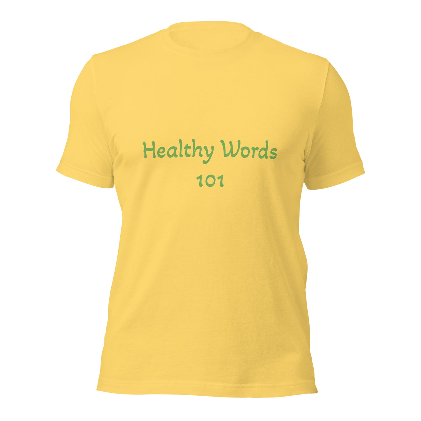 Healthy Words 101 T-shirt